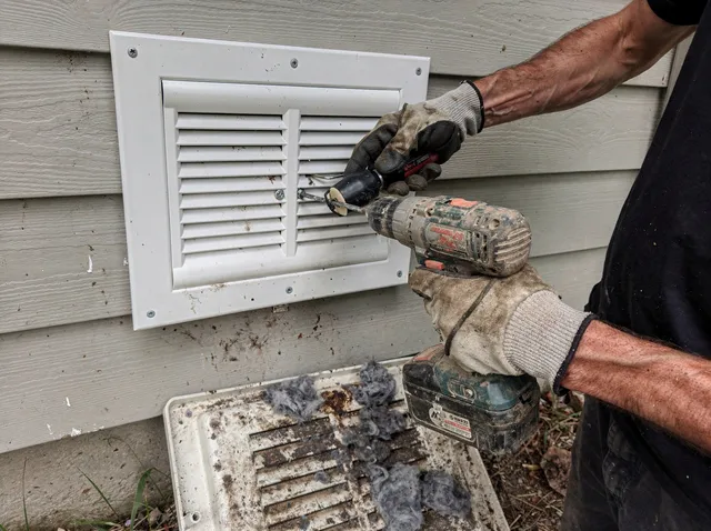 Dryer Vent Cover Replacement in Ravenna