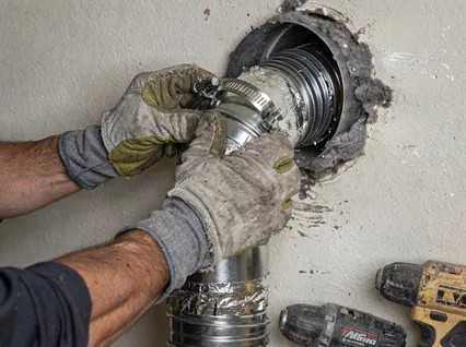 Dryer Vent Hose Installation in Ravenna