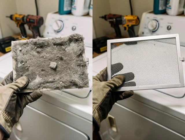 Professional lint trap cleaning by Ravenna Dryer Vent Cleaning in Ravenna
